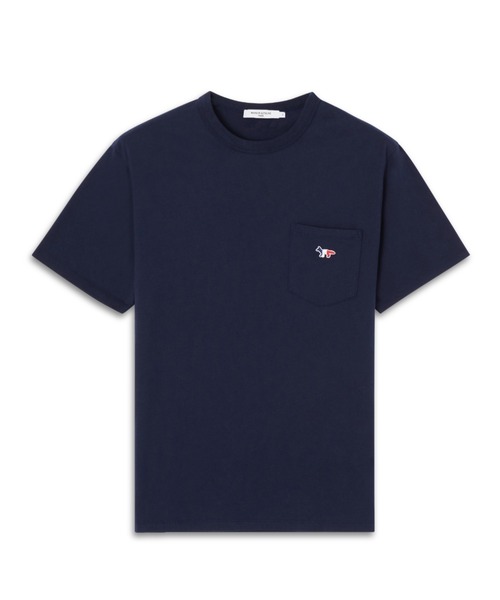 Maison Kitsune（メゾンキツネ）の「TEE-SHIRT TRICOLOR FOX PATCH（Tシャツ/カットソー・メンズ・ホワイト/ブラック/ネイビー系/ブラック系その他・M/L/S/XL/XS）」の21枚目の写真