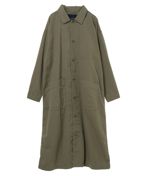 CRAFT STANDARD BOUTIQUE（クラフトスタンダードブティック）の「ショップコート　＊◇（ステンカラーコート・レディース・ベージュ/カーキ/ダークインディゴブルー・FREE）」の13枚目の写真