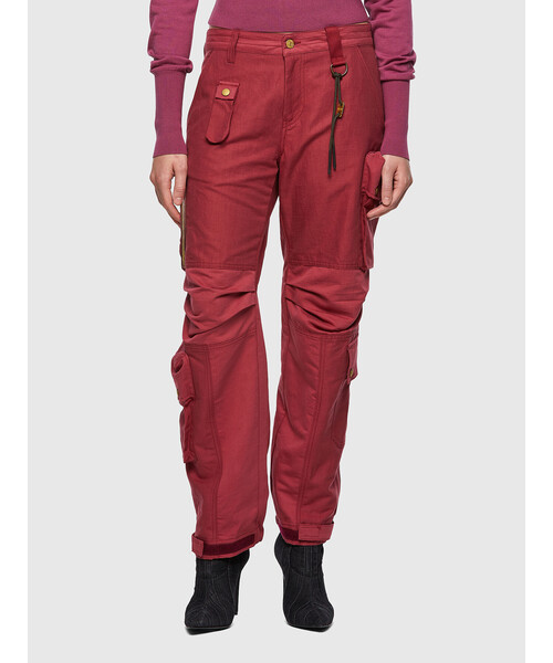 レディース カーゴ ミリタリーパンツ Diesel ディーゼル のファッション パンツ ミリタリーパンツ ポケットディテール A0460beav を購入できます Diesel ポケットディテール カーゴパンツ お値下の