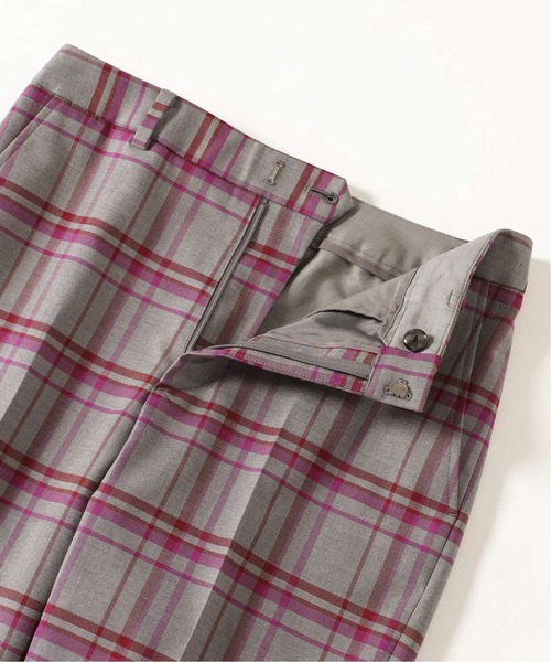 IENA(イエナ)の「チェック スティックパンツ◆(その他パンツ・レディース・グレー/ブラウン・34/40/36/32/38)」の4枚目の写真