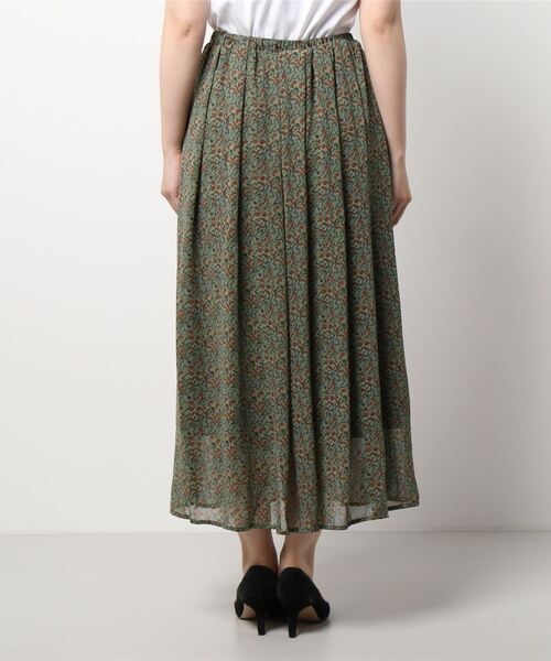 チチカカ(チチカカ)の「アースボタニカルスカート(スカート・レディース・ブラウン/ブルー/カーキ・FREE)」の4枚目の写真