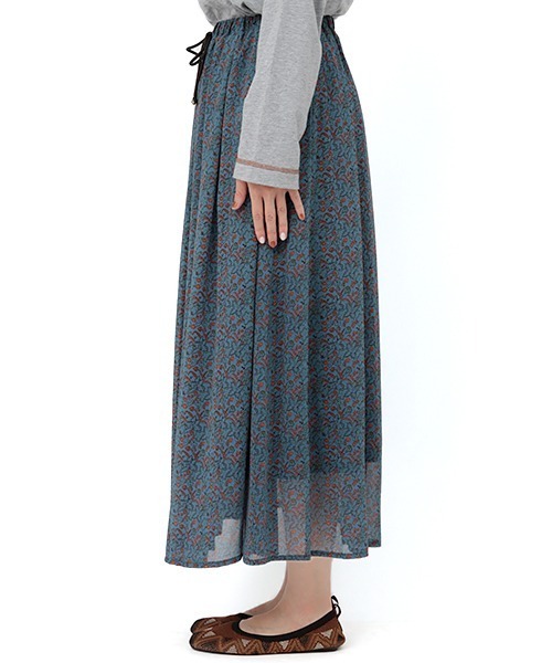 チチカカ(チチカカ)の「アースボタニカルスカート(スカート・レディース・ブラウン/ブルー/カーキ・FREE)」の11枚目の写真