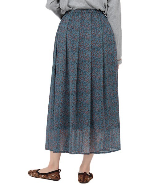 チチカカ(チチカカ)の「アースボタニカルスカート(スカート・レディース・ブラウン/ブルー/カーキ・FREE)」の12枚目の写真