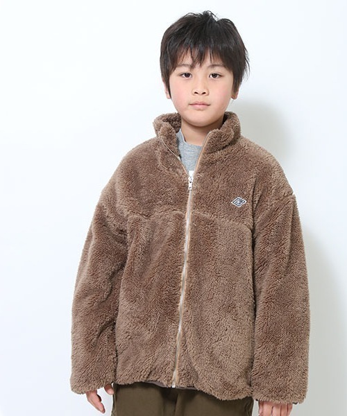 jeans-b 2nd（ジーンズベーセカンド）の「Jeans-b 2nd/ジーンズベーセカンド ボアブルゾン（ブルゾン・キッズ・カーキ/ベージュ/ブラウン・120cm/140cm/150cm/130cm/160cm）」の2枚目の写真