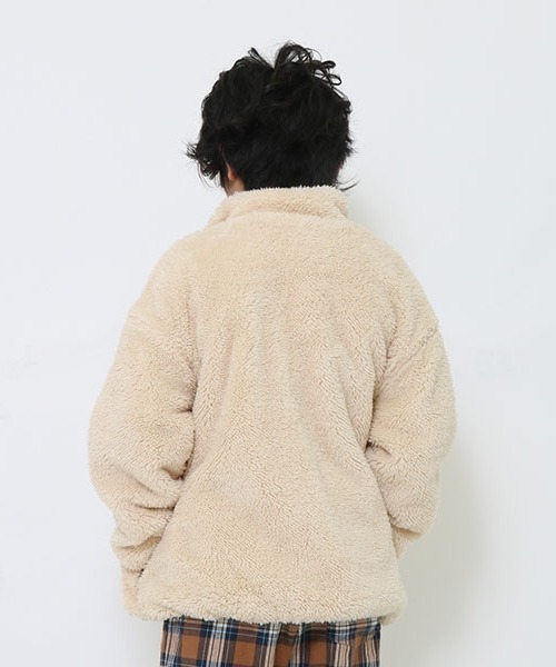 jeans-b 2nd（ジーンズベーセカンド）の「Jeans-b 2nd/ジーンズベーセカンド ボアブルゾン（ブルゾン・キッズ・カーキ/ベージュ/ブラウン・120cm/140cm/150cm/130cm/160cm）」の5枚目の写真