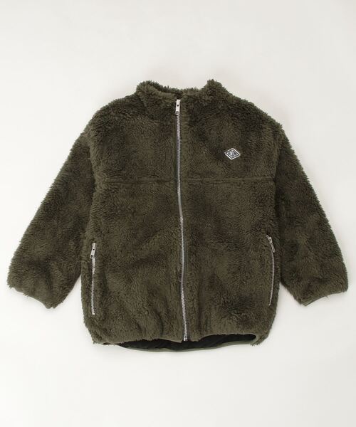 jeans-b 2nd（ジーンズベーセカンド）の「Jeans-b 2nd/ジーンズベーセカンド ボアブルゾン（ブルゾン・キッズ・カーキ/ベージュ/ブラウン・120cm/140cm/150cm/130cm/160cm）」の8枚目の写真