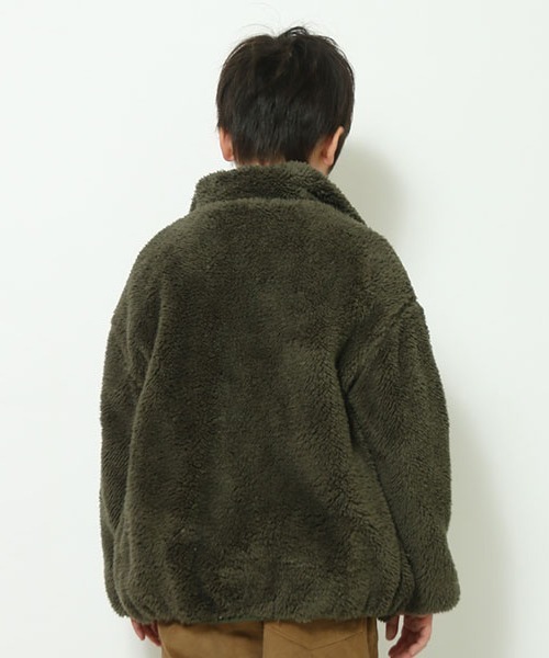 jeans-b 2nd（ジーンズベーセカンド）の「Jeans-b 2nd/ジーンズベーセカンド ボアブルゾン（ブルゾン・キッズ・カーキ/ベージュ/ブラウン・120cm/140cm/150cm/130cm/160cm）」の6枚目の写真
