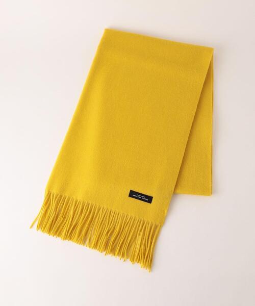 green label relaxing（グリーンレーベルリラクシング）の「ウール 無地 ストール（ストール/ショール・レディース・ライトブルー/ベージュ/オフホワイト/ピンク/ライム/イエロー/モカ・FREE）」の6枚目の写真