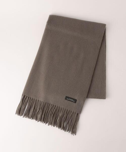 green label relaxing（グリーンレーベルリラクシング）の「ウール 無地 ストール（ストール/ショール・レディース・ライトブルー/ベージュ/オフホワイト/ピンク/ライム/イエロー/モカ・FREE）」の13枚目の写真