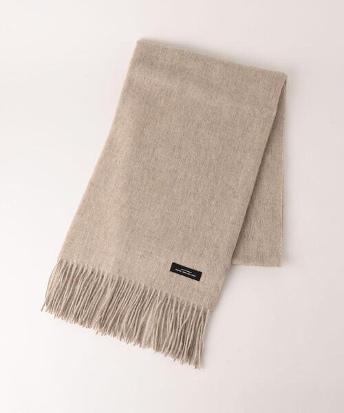 green label relaxing（グリーンレーベルリラクシング）の「ウール 無地 ストール（ストール/ショール・レディース・ライトブルー/ベージュ/オフホワイト/ピンク/ライム/イエロー/モカ・FREE）」の10枚目の写真