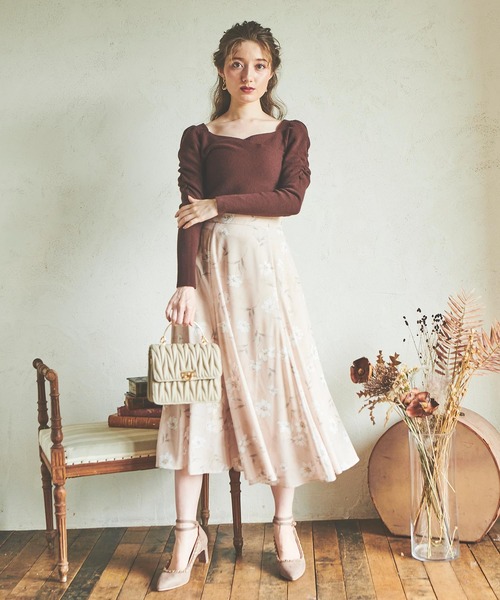 NOELA(ノエラ)の「カシュクールパワショルニット(ニット/セーター・レディース・ブラック/ベージュ/ブラウン/ボルドー・FREE)」の9枚目の写真