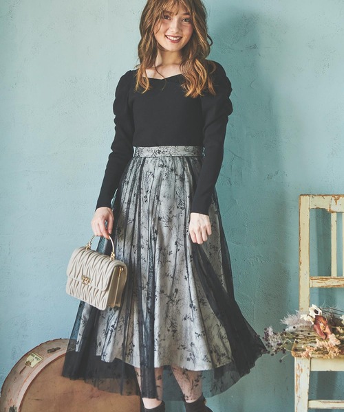 NOELA(ノエラ)の「カシュクールパワショルニット(ニット/セーター・レディース・ブラック/ベージュ/ブラウン/ボルドー・FREE)」の16枚目の写真