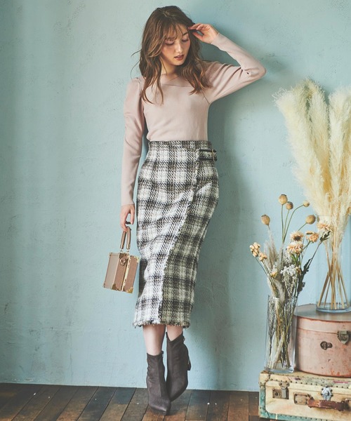 NOELA(ノエラ)の「カシュクールパワショルニット(ニット/セーター・レディース・ブラック/ベージュ/ブラウン/ボルドー・FREE)」の21枚目の写真