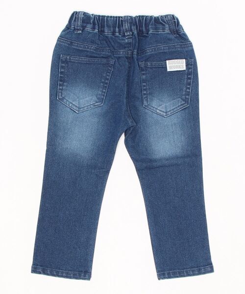 RUGGEDWORKS(ラゲッドワークス)の「スリムストレートストレッチ裏起毛デニムパンツ(デニムパンツ・キッズ・ネイビー/ブルー・90/100/110/120/130/140/150)」の16枚目の写真