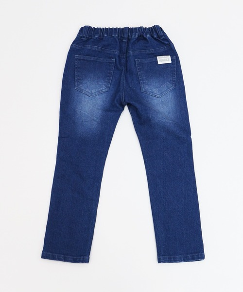 RUGGEDWORKS(ラゲッドワークス)の「スリムストレートストレッチ裏起毛デニムパンツ(デニムパンツ・キッズ・ネイビー/ブルー・90/100/110/120/130/140/150)」の8枚目の写真