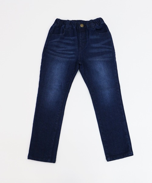 RUGGEDWORKS(ラゲッドワークス)の「スリムストレートストレッチ裏起毛デニムパンツ(デニムパンツ・キッズ・ネイビー/ブルー・90/100/110/120/130/140/150)」の9枚目の写真