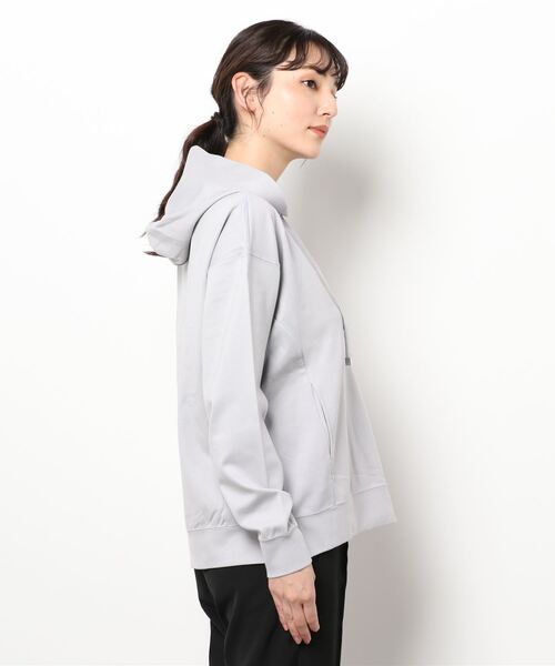 m.f.editorial（エムエフエディトリアル）の「エムエフエディトリアルレディース/m.f.editorial：Women ダンボールニット セットアップ 長袖プルパーカー （セットアップアイテムございます）（パーカー・レディース・キャメル/グレー・MEDIUM/LARGE）」の3枚目の写真