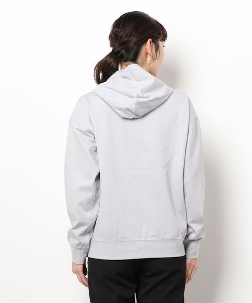 m.f.editorial（エムエフエディトリアル）の「エムエフエディトリアルレディース/m.f.editorial：Women ダンボールニット セットアップ 長袖プルパーカー （セットアップアイテムございます）（パーカー・レディース・キャメル/グレー・MEDIUM/LARGE）」の4枚目の写真