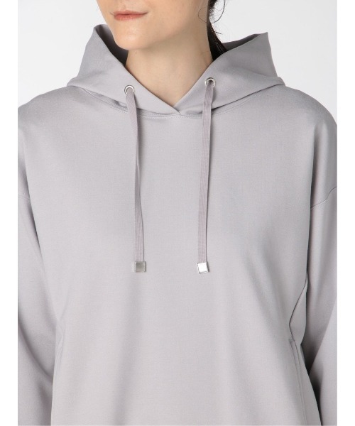 m.f.editorial（エムエフエディトリアル）の「エムエフエディトリアルレディース/m.f.editorial：Women ダンボールニット セットアップ 長袖プルパーカー （セットアップアイテムございます）（パーカー・レディース・キャメル/グレー・MEDIUM/LARGE）」の7枚目の写真