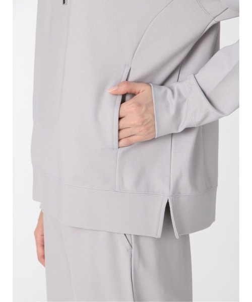 m.f.editorial（エムエフエディトリアル）の「エムエフエディトリアルレディース/m.f.editorial：Women ダンボールニット セットアップ 長袖プルパーカー （セットアップアイテムございます）（パーカー・レディース・キャメル/グレー・MEDIUM/LARGE）」の9枚目の写真