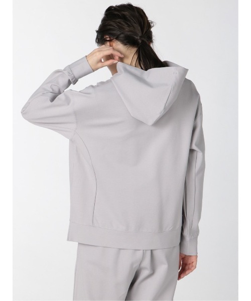 m.f.editorial（エムエフエディトリアル）の「エムエフエディトリアルレディース/m.f.editorial：Women ダンボールニット セットアップ 長袖プルパーカー （セットアップアイテムございます）（パーカー・レディース・キャメル/グレー・MEDIUM/LARGE）」の14枚目の写真