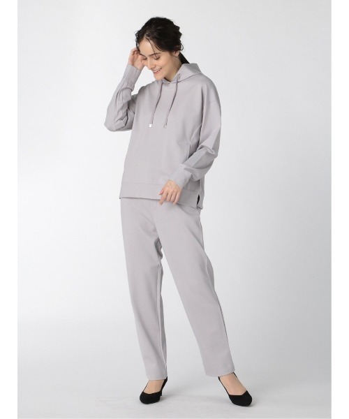 m.f.editorial（エムエフエディトリアル）の「エムエフエディトリアルレディース/m.f.editorial：Women ダンボールニット セットアップ 長袖プルパーカー （セットアップアイテムございます）（パーカー・レディース・キャメル/グレー・MEDIUM/LARGE）」の16枚目の写真