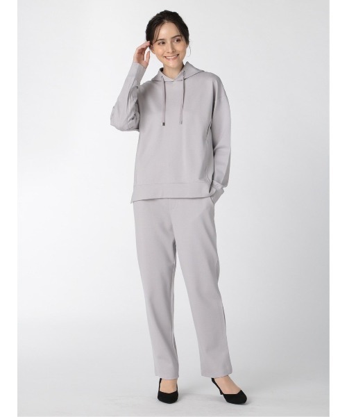 m.f.editorial（エムエフエディトリアル）の「エムエフエディトリアルレディース/m.f.editorial：Women ダンボールニット セットアップ 長袖プルパーカー （セットアップアイテムございます）（パーカー・レディース・キャメル/グレー・MEDIUM/LARGE）」の18枚目の写真