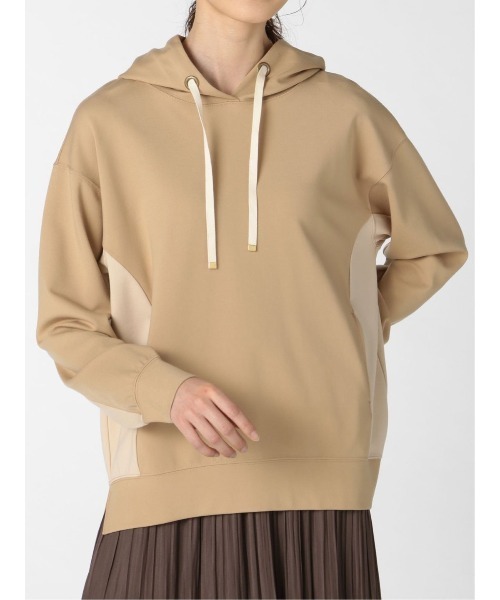 m.f.editorial（エムエフエディトリアル）の「エムエフエディトリアルレディース/m.f.editorial：Women ダンボールニット セットアップ 長袖プルパーカー （セットアップアイテムございます）（パーカー・レディース・キャメル/グレー・MEDIUM/LARGE）」の21枚目の写真