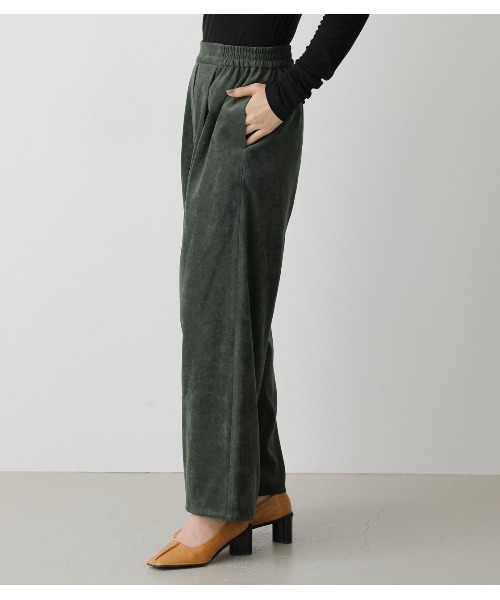 MATTE VELOUR PANTS/マットベロアパンツ（その他パンツ）｜AZUL BY
