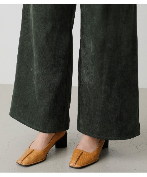MATTE VELOUR PANTS/マットベロアパンツ（その他パンツ）｜AZUL BY