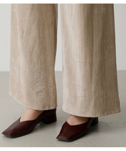 MATTE VELOUR PANTS/マットベロアパンツ（その他パンツ）｜AZUL BY