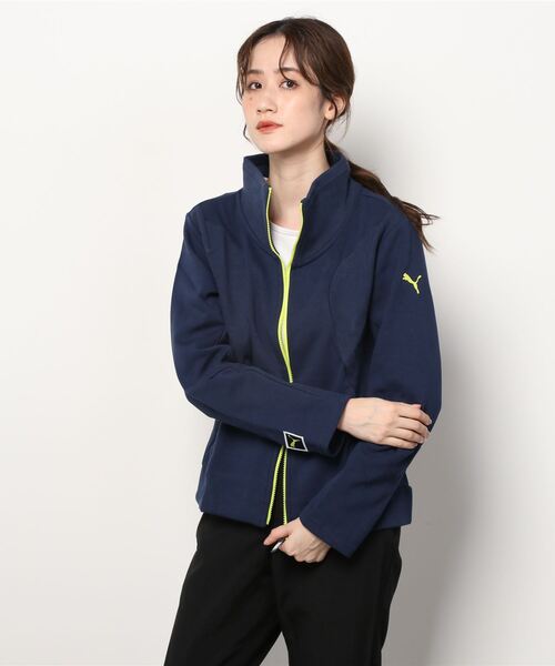 プーマ PUMA フーデッドジャケット_コントラストカラーのオリジナル付属やトリムがアクセントでdryCELL機能付