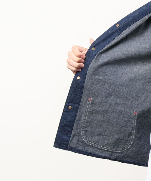 CAL O LINE(キャルオーライン)の「CAL O LINE ENGINEERS JACKET (キャロライン エンジニアジャケット)(ブルー)(Men's)(CL162-047)(デニムジャケット・メンズ・ブルー・M/L)」の2枚目の写真