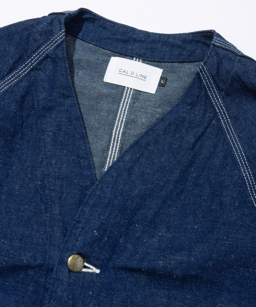 CAL O LINE(キャルオーライン)の「CAL O LINE ENGINEERS JACKET (キャロライン エンジニアジャケット)(ブルー)(Men's)(CL162-047)(デニムジャケット・メンズ・ブルー・M/L)」の12枚目の写真