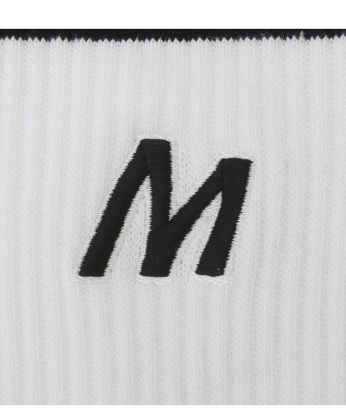 MIZUNO SPORTS STYLE（ミズノスポーツスタイル）の「M-LINE　ソックス　[ユニセックス]（ソックス/靴下・メンズ・ホワイト/ブラック・M）」の3枚目の写真