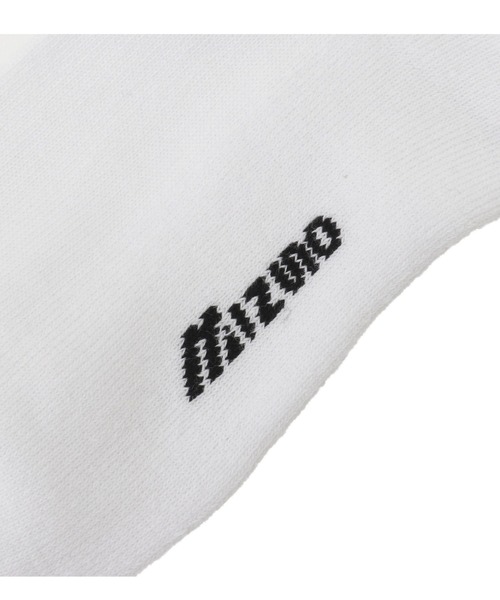 MIZUNO SPORTS STYLE（ミズノスポーツスタイル）の「M-LINE　ソックス　[ユニセックス]（ソックス/靴下・メンズ・ホワイト/ブラック・M）」の4枚目の写真
