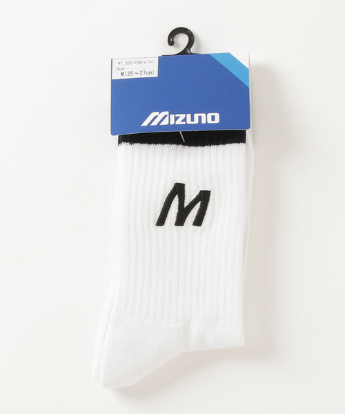 MIZUNO SPORTS STYLE（ミズノスポーツスタイル）の「M-LINE　ソックス　[ユニセックス]（ソックス/靴下・メンズ・ホワイト/ブラック・M）」の5枚目の写真