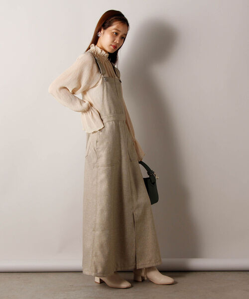 fredy repit（フレディレピ）の「ウール調ツイード ジャンスカ（ジャンパースカート・レディース・ベージュ/ブラック・38）」の18枚目の写真