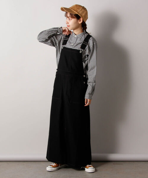 fredy repit（フレディレピ）の「ウール調ツイード ジャンスカ（ジャンパースカート・レディース・ベージュ/ブラック・38）」の5枚目の写真