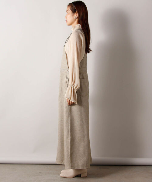 fredy repit（フレディレピ）の「ウール調ツイード ジャンスカ（ジャンパースカート・レディース・ベージュ/ブラック・38）」の16枚目の写真