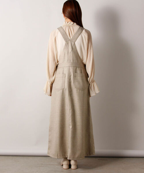 fredy repit（フレディレピ）の「ウール調ツイード ジャンスカ（ジャンパースカート・レディース・ベージュ/ブラック・38）」の19枚目の写真