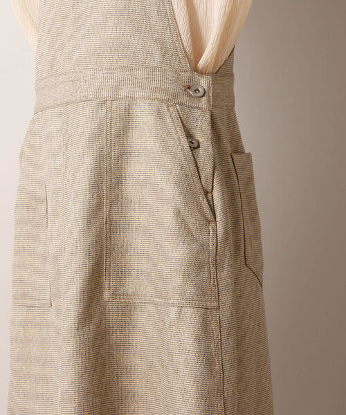 fredy repit（フレディレピ）の「ウール調ツイード ジャンスカ（ジャンパースカート・レディース・ベージュ/ブラック・38）」の8枚目の写真