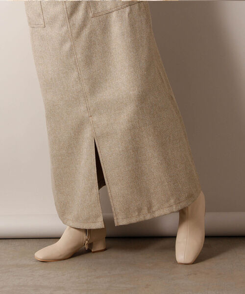 fredy repit（フレディレピ）の「ウール調ツイード ジャンスカ（ジャンパースカート・レディース・ベージュ/ブラック・38）」の12枚目の写真