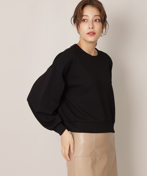 EPOCA THE SHOP(エポカザショップ)の「ダンボールプルオーバー(Tシャツ/カットソー・レディース・ブラック/グレー・38)」の2枚目の写真