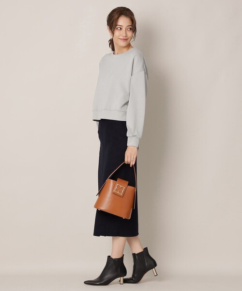 EPOCA THE SHOP(エポカザショップ)の「ダンボールプルオーバー(Tシャツ/カットソー・レディース・ブラック/グレー・38)」の8枚目の写真