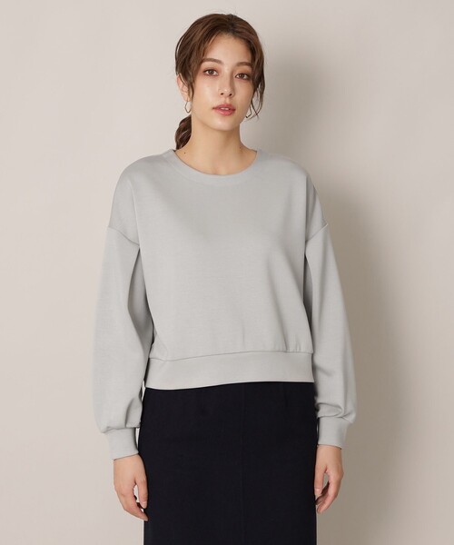 EPOCA THE SHOP(エポカザショップ)の「ダンボールプルオーバー(Tシャツ/カットソー・レディース・ブラック/グレー・38)」の4枚目の写真
