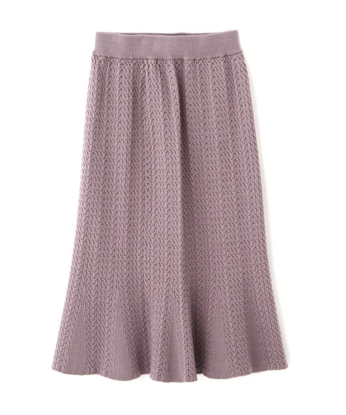 PROPORTION BODY DRESSING（プロポーションボディドレッシング）の「ケーブルカーデニットセット / 1211240014（ワンピース・レディース・パープル系その他/オフホワイト/ピンク・MEDIUM/SMALL）」の9枚目の写真