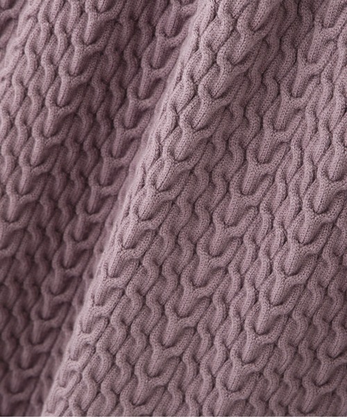 PROPORTION BODY DRESSING（プロポーションボディドレッシング）の「ケーブルカーデニットセット / 1211240014（ワンピース・レディース・パープル系その他/オフホワイト/ピンク・MEDIUM/SMALL）」の14枚目の写真