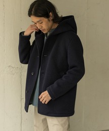 マペル フードシングルコート∴