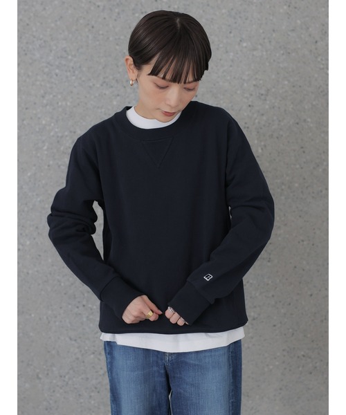 rem closet（レムクローゼット）の「【RUSSELL×rem】スウェットプルオーバー（Tシャツ/カットソー・レディース・ブラック/グレー/ネイビー・SMALL）」の3枚目の写真